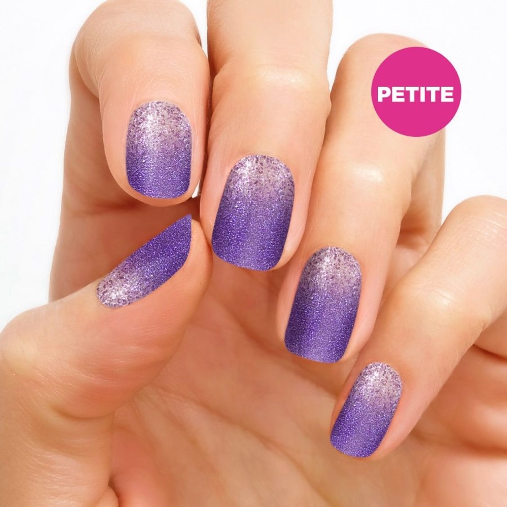 Retired Color Street Achieve Grapeness, PETITE sized for small nails, glittery